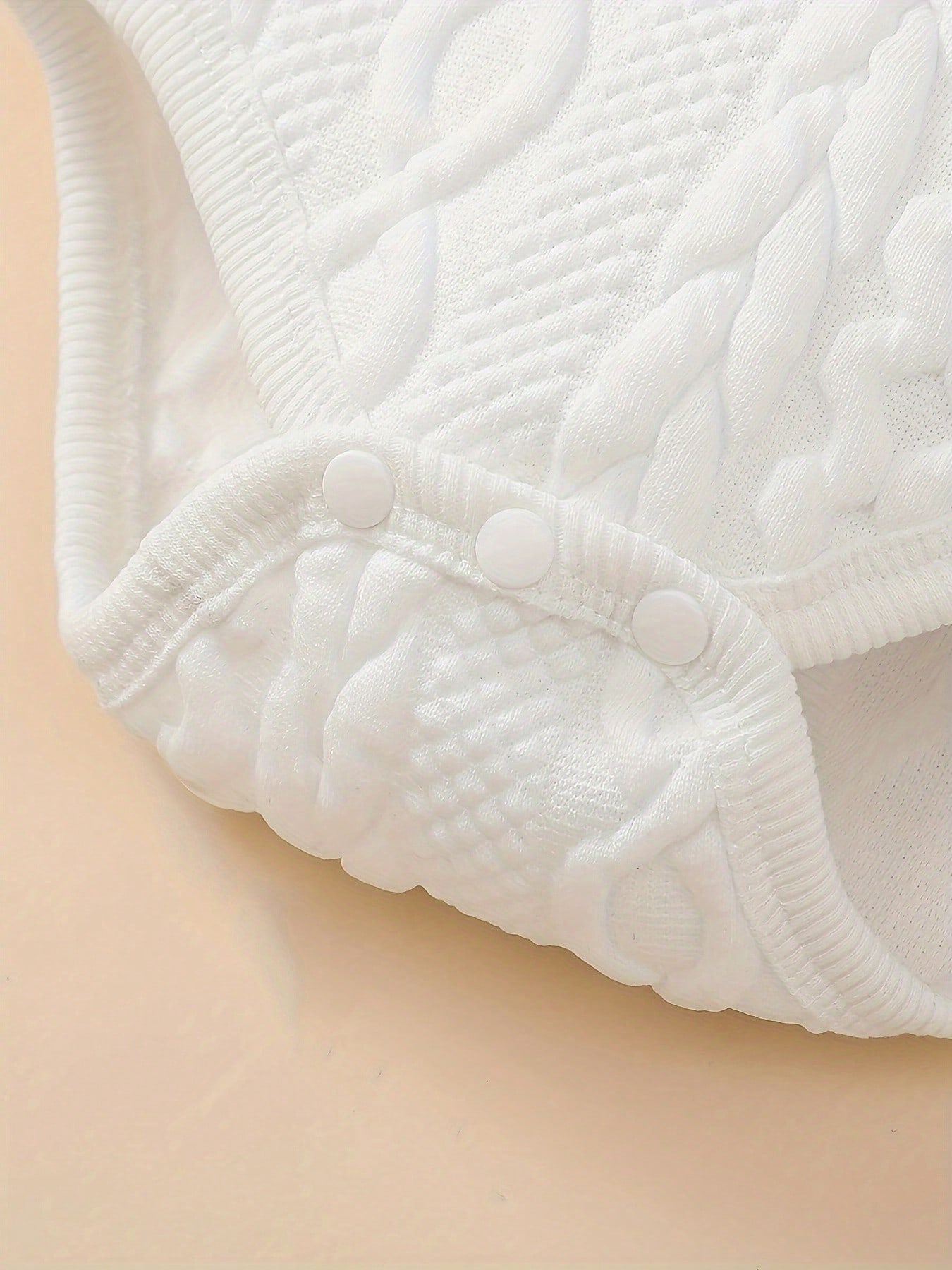 Baby Cream Hooded Knit Outfit