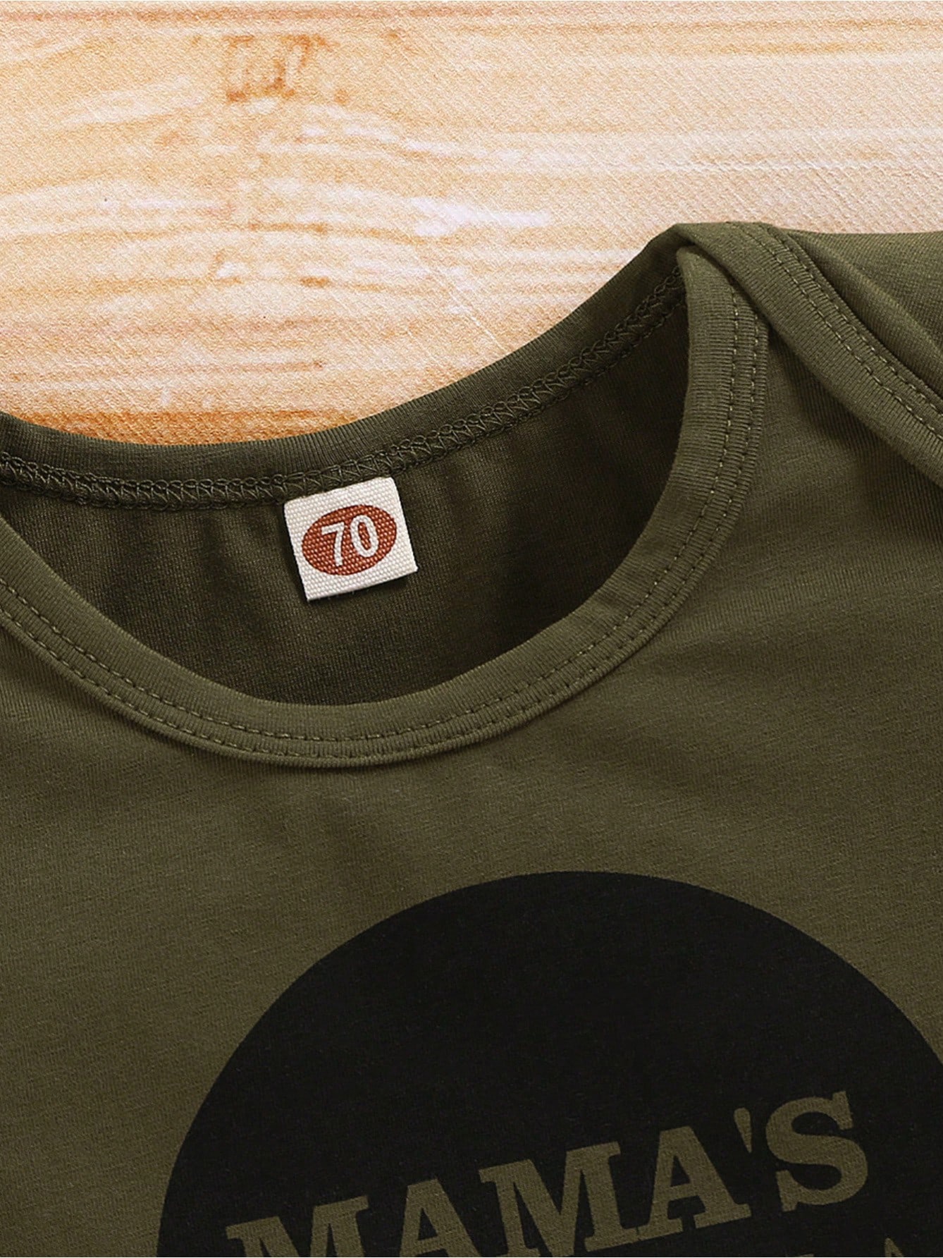 Baby Boy “Mama’s Boy” Camo Outfit